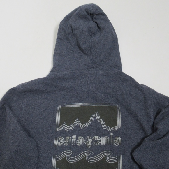 Patagonia M's Patagonia® Brushed Badge Lightweight Hooded Full-Zip Sweatshirt M - Picture 8 of 12